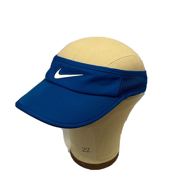 Nike Accessories Nike Featherlight Drifit Aerobill Tennis Golf Visor Royal Blue Womens One